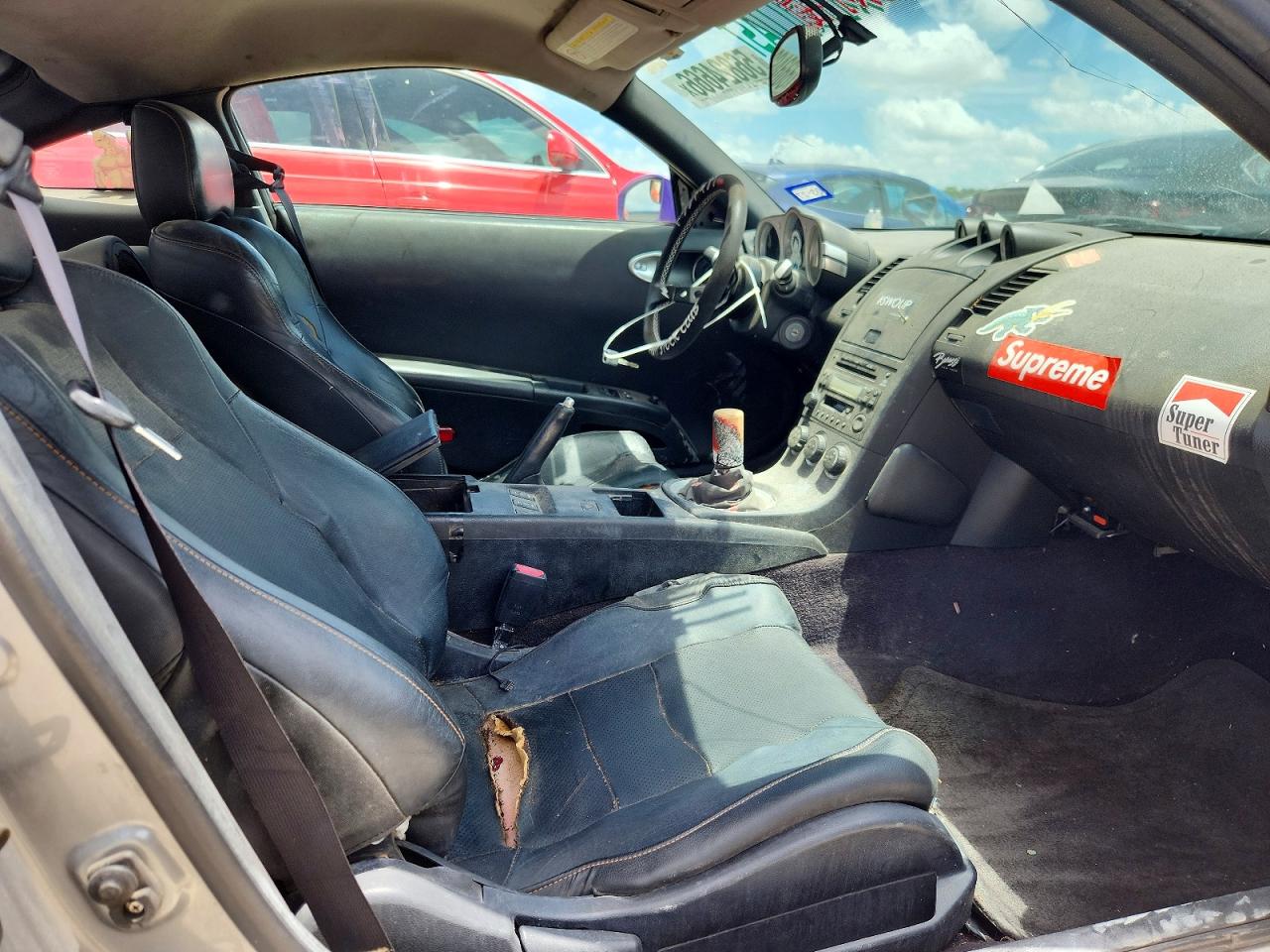 2005 Nissan 350z Coupe Gray vin: JN1AZ34E55M654299