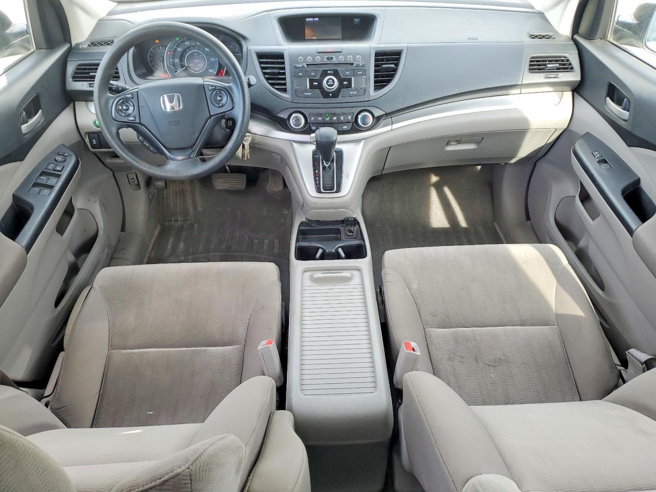 2014 Honda Cr-v Lx White vin: 5J6RM4H37EL103949