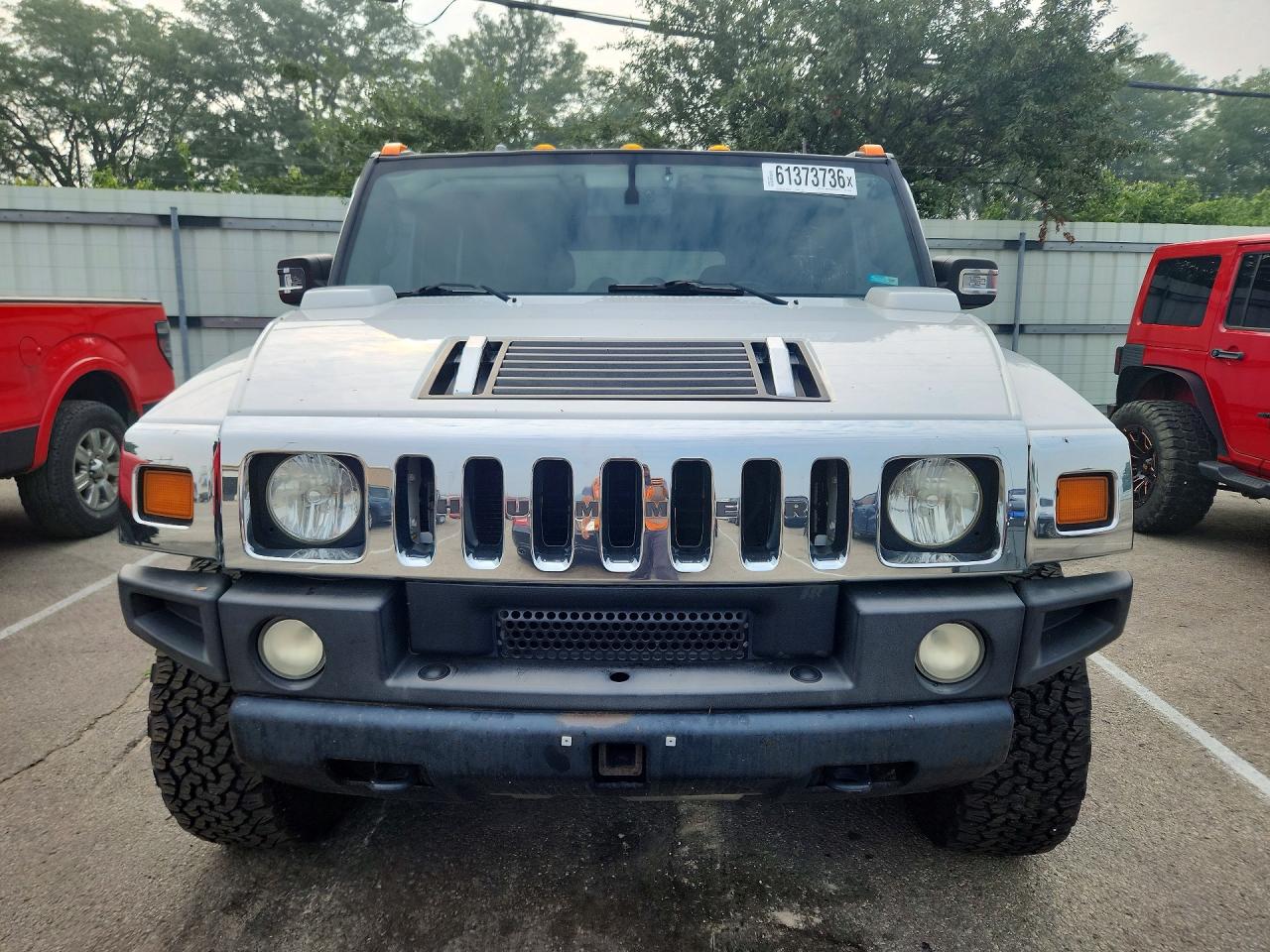 2007 Hummer H2 White vin: 5GRGN23U37H108939