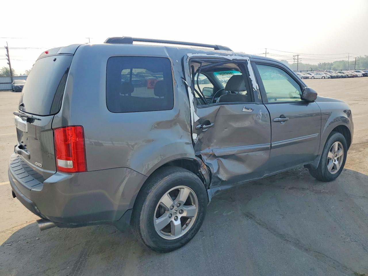 2011 Honda Pilot Exl Gray vin: 5FNYF4H58BB027282