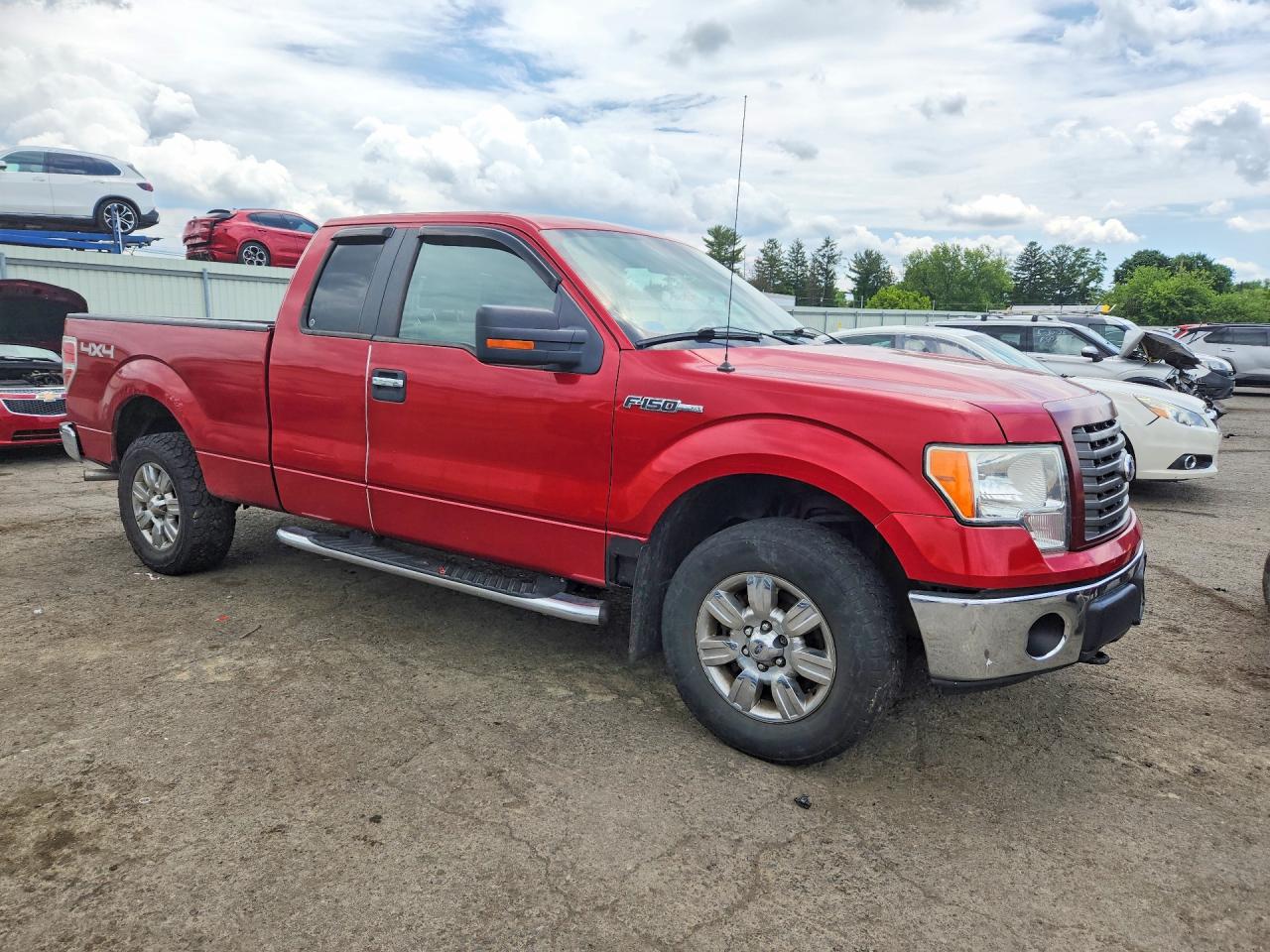 2010 Ford F150 Super Cab Red vin: 1FTFX1EV2AFA60182