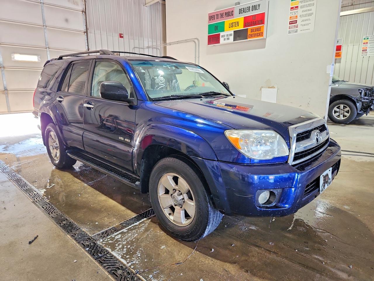 2006 Toyota 4runner Sr5 Blue vin: JTEBU14R768067129