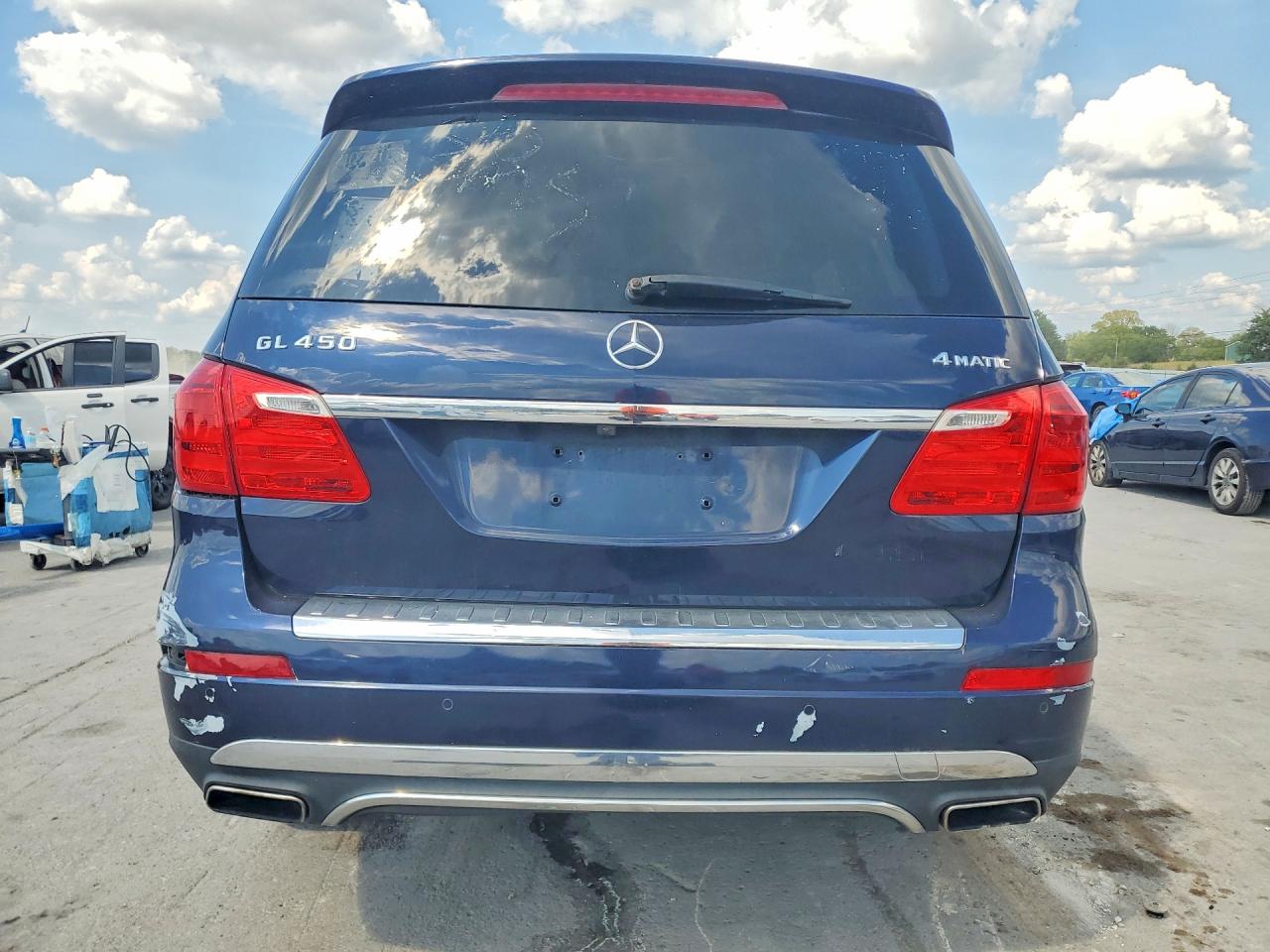 2014 Mercedes-benz Gl 450 4matic Blue vin: 4JGDF7CE6EA273554