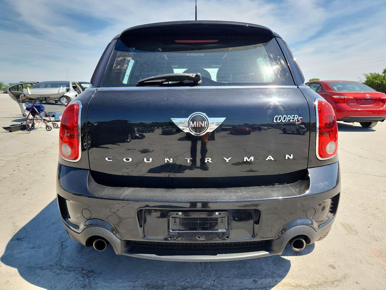 2013 Mini Cooper S Countryman Черный vin: WMWZC5C52DWP34724