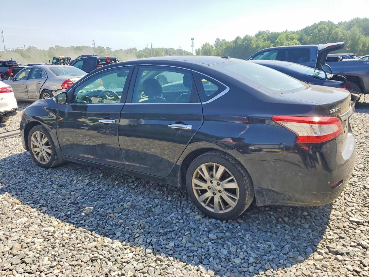 2013 Nissan Sentra S Black vin: 3N1AB7AP2DL676772