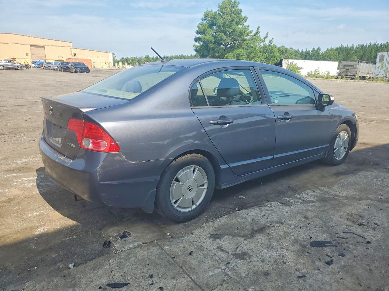 2008 Honda Civic Hybrid Blue vin: JHMFA36228S017611