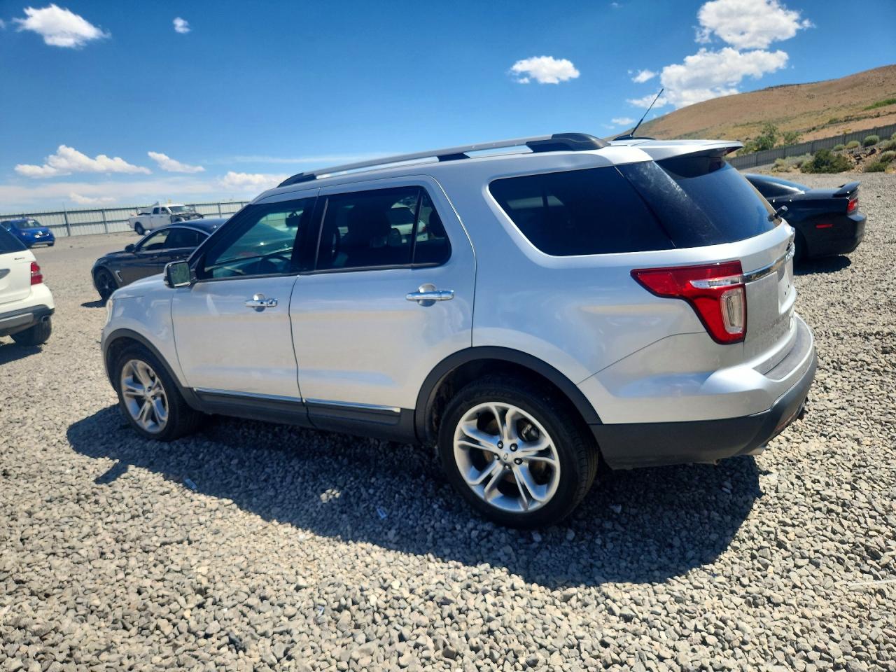 2014 Ford Explorer Limited Silver vin: 1FM5K8F80EGA09013