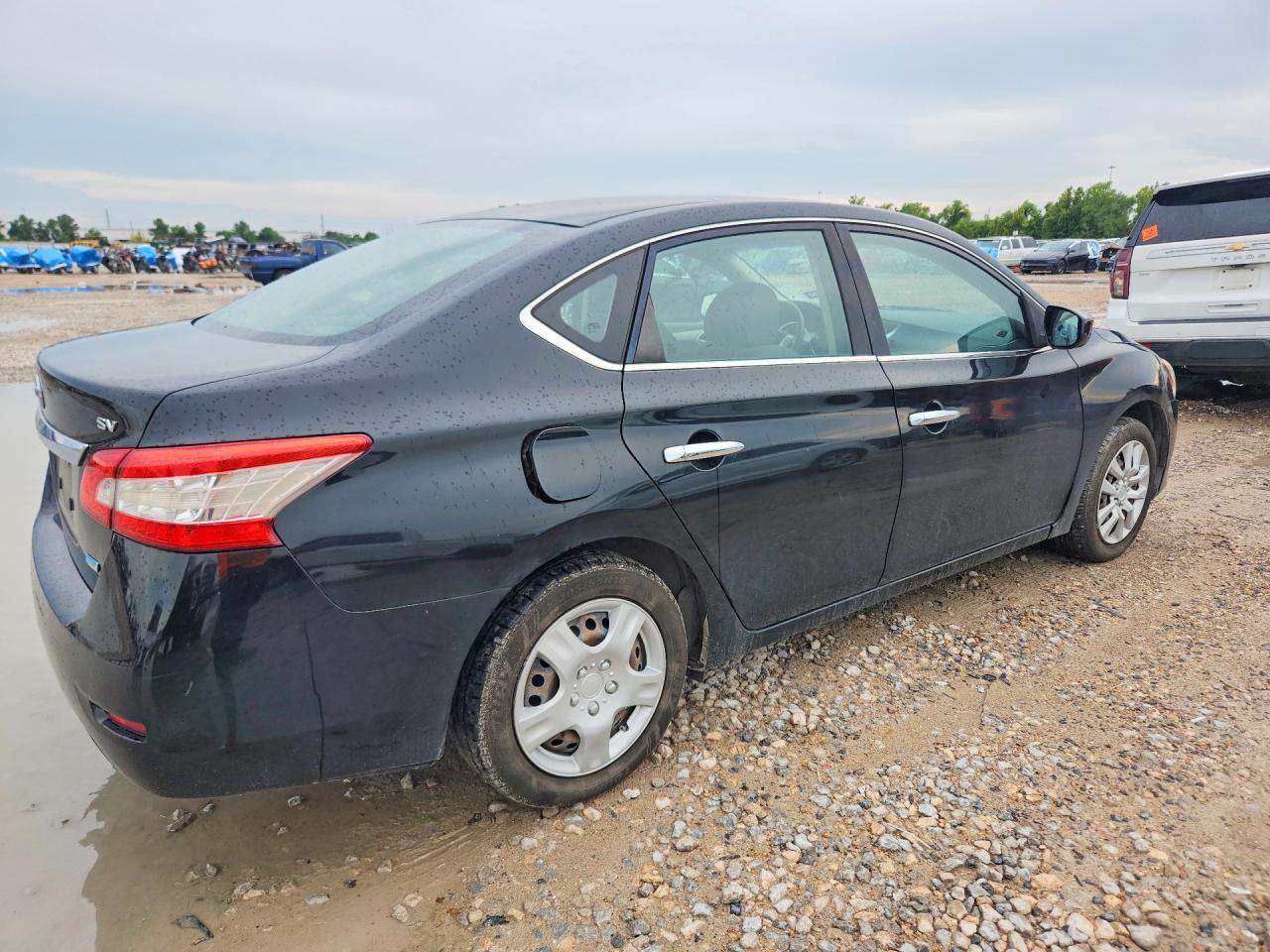 2013 Nissan Sentra S Black vin: 3N1AB7AP9DL744341