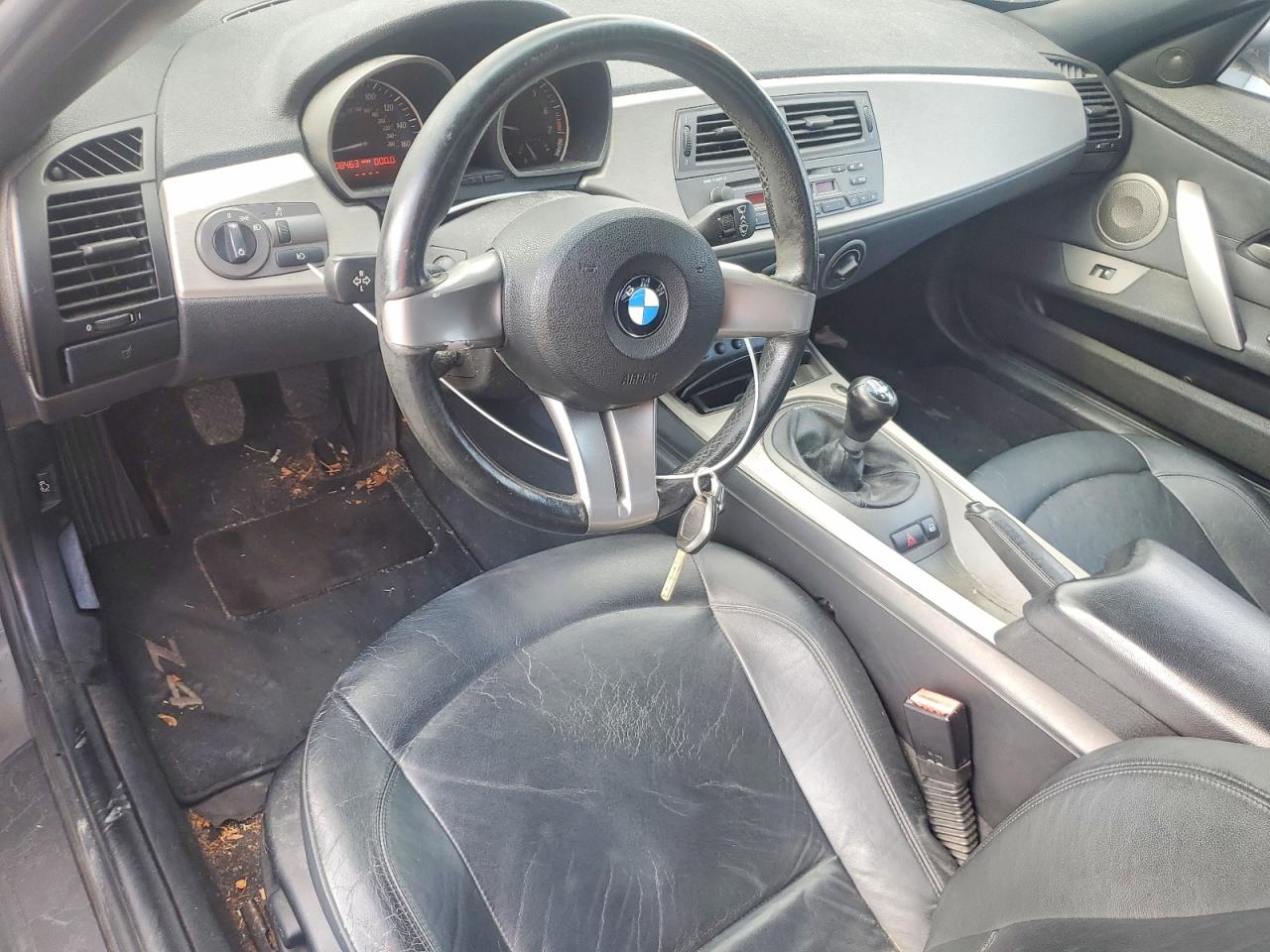 2003 Bmw Z4 2.5 Gray vin: 4USBT33403LR65602
