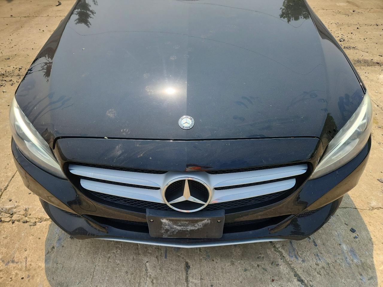 2015 Mercedes-benz C 300 4matic Black vin: 55SWF4KB0FU080598