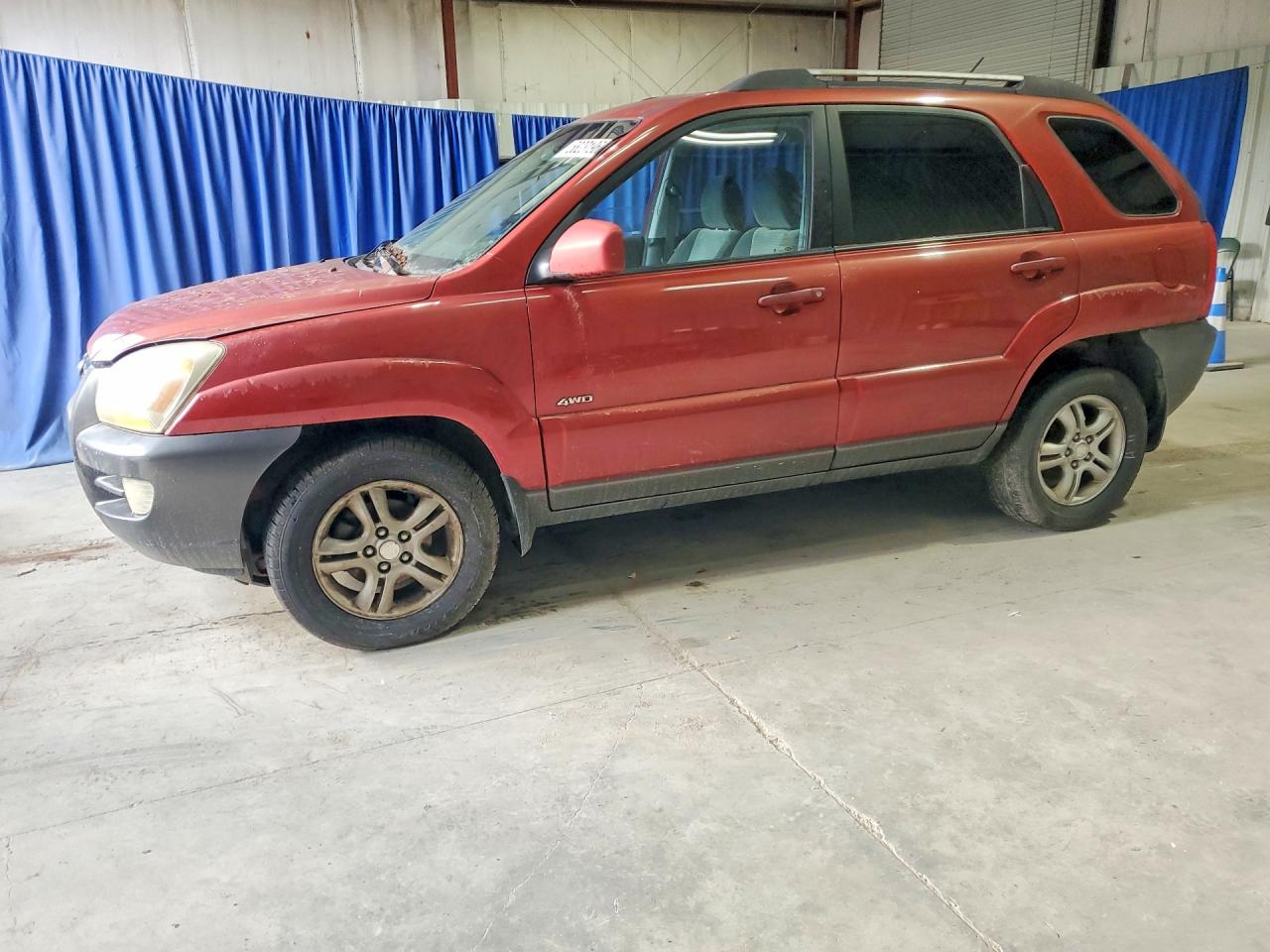 2005 Kia Sportage Red vin: KNDJE723157062253
