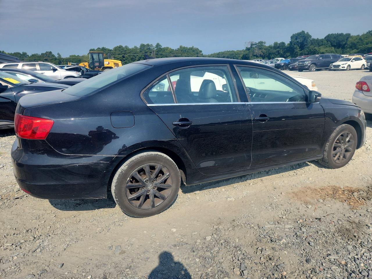 2014 Volkswagen Jetta Se Черный vin: 3VWD17AJ5EM291921