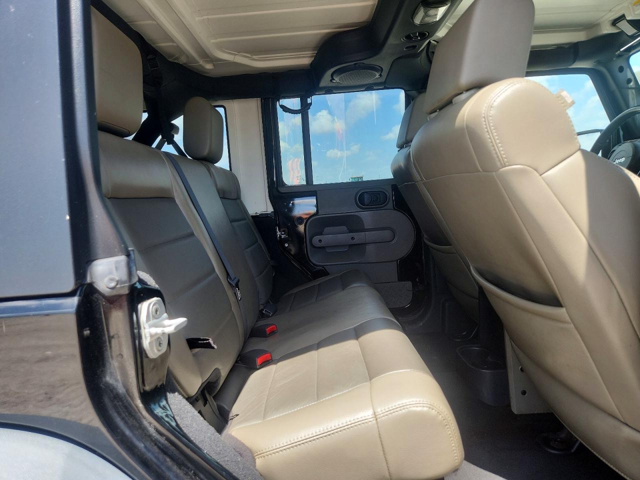 2010 Jeep Wrangler Unlimited Rubicon Black vin: 1J4HA6H12AL187929