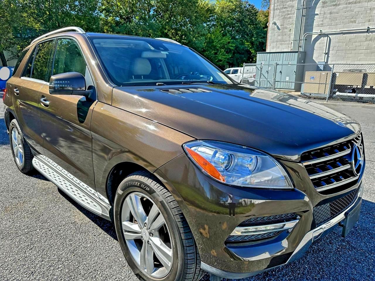 2012 Mercedes-benz Ml 350 4matic Brown vin: 4JGDA5HB2CA026708