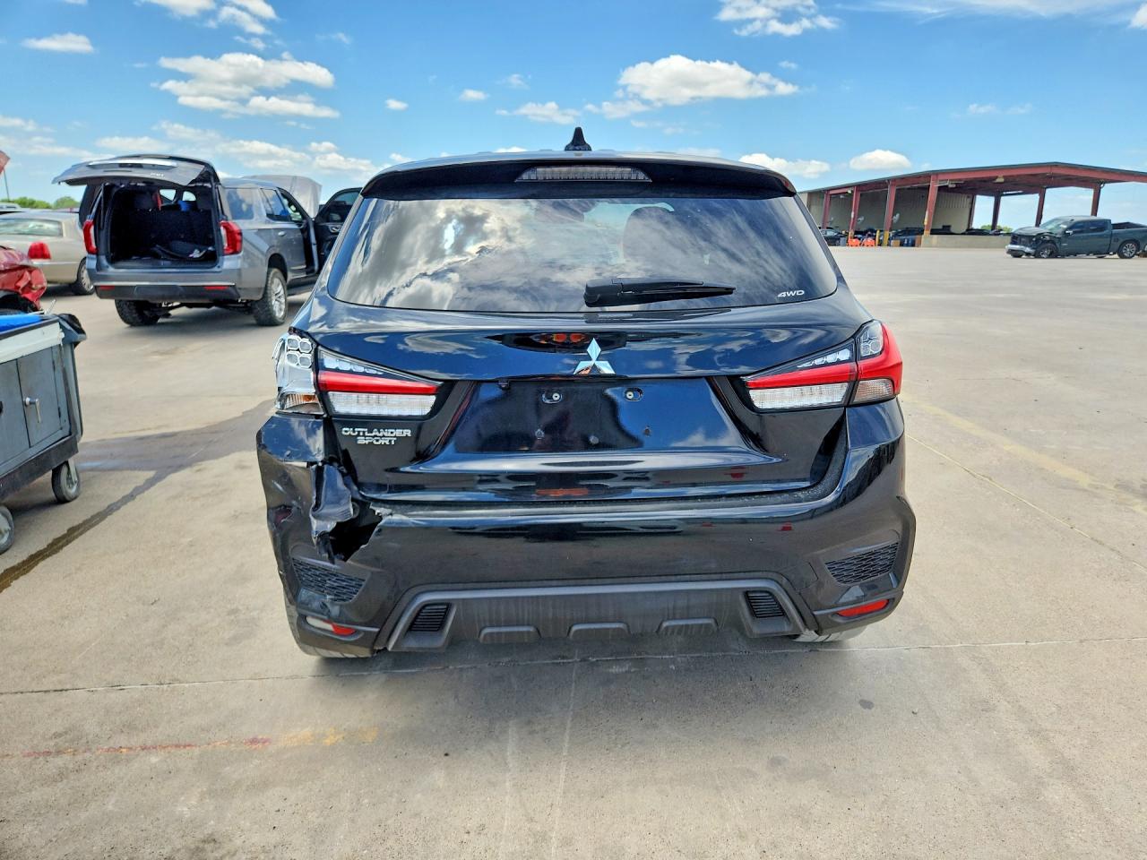 2024 Mitsubishi Outlander Sport S Black vin: JA4ARUAUXRU012594