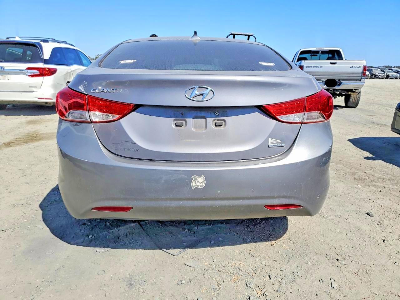 2011 Hyundai Elantra Limited Gray vin: 5NPDH4AE6BH075268