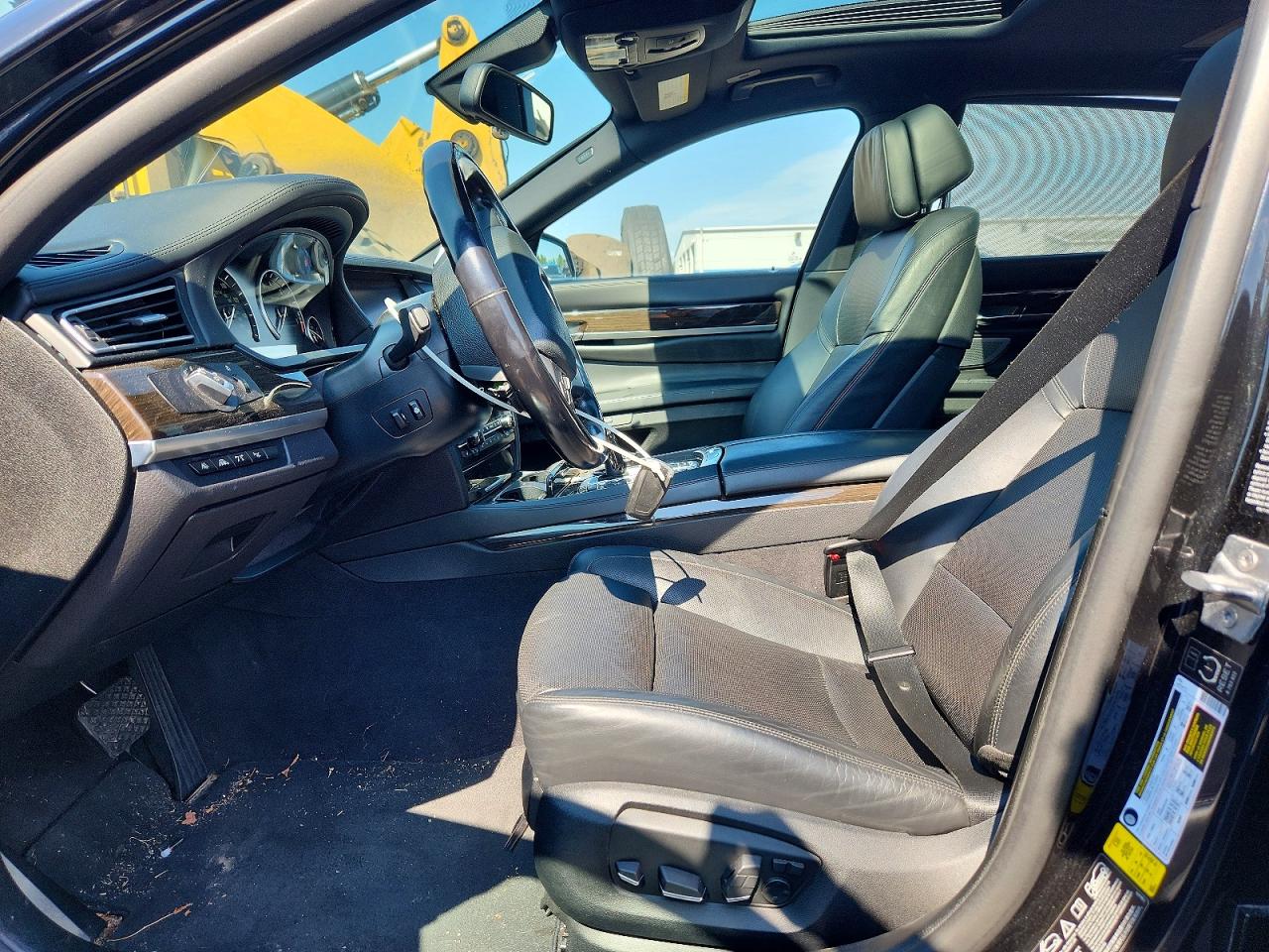 2013 Bmw 750 Lxi Black vin: WBAYF8C58DD139716