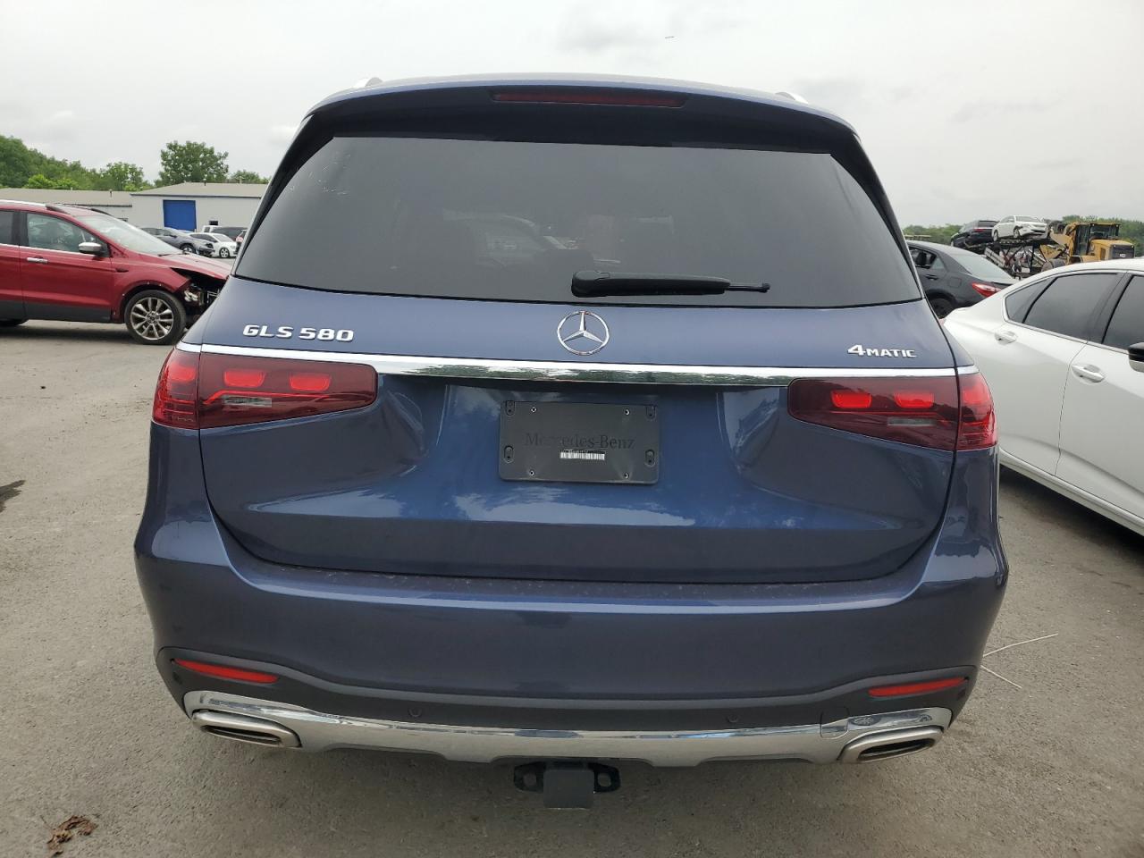 2024 Mercedes-benz Gls 580 4matic Синий vin: 4JGFF8FE4RB053744