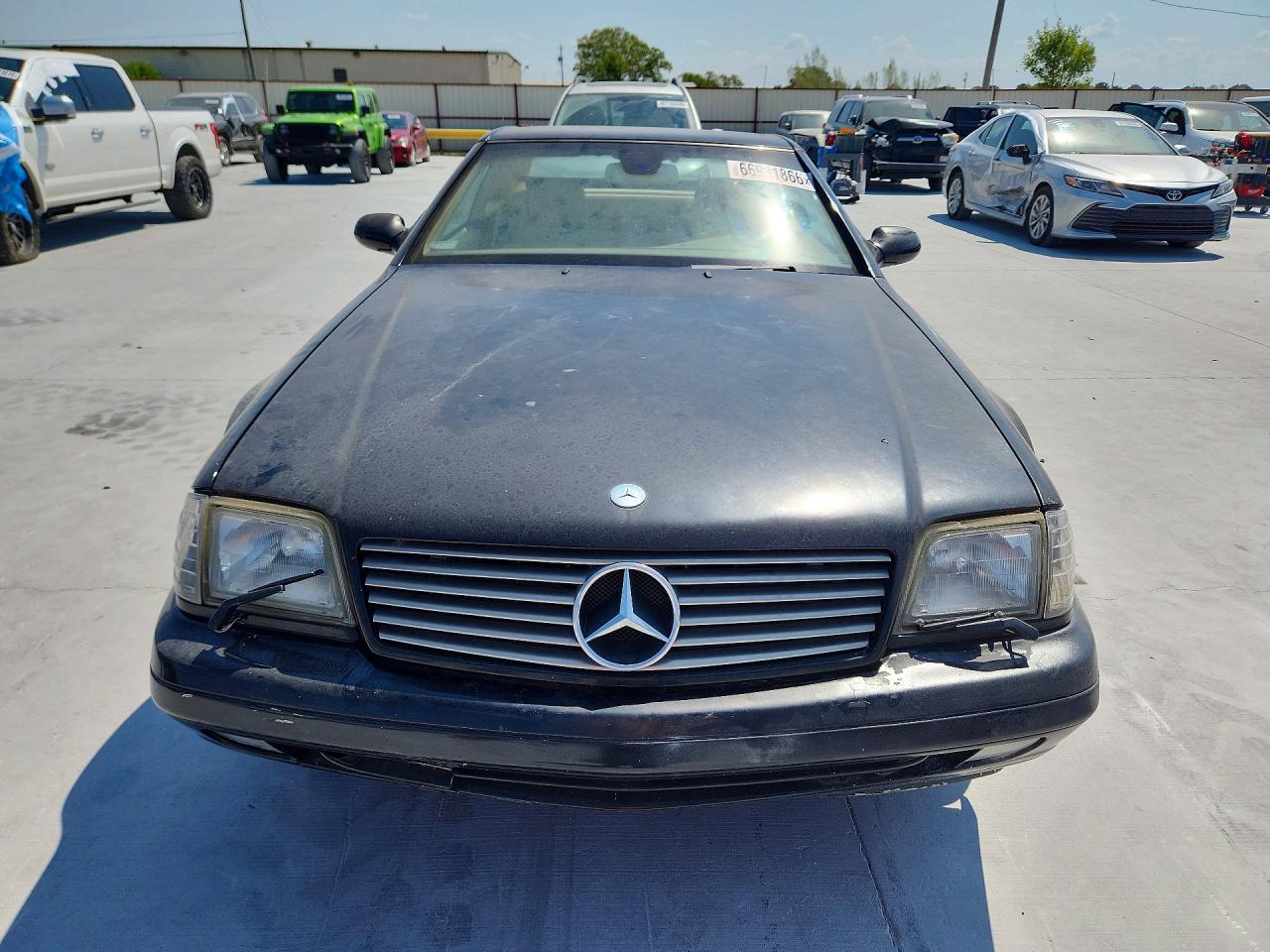 1999 Mercedes-benz Sl 500 Black vin: WDBFA68F1XF177231