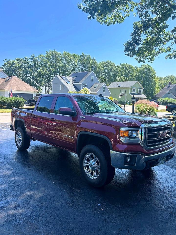2015 Gmc Sierra K15 Burgundy vin: 3GTU2UEH5FG309596