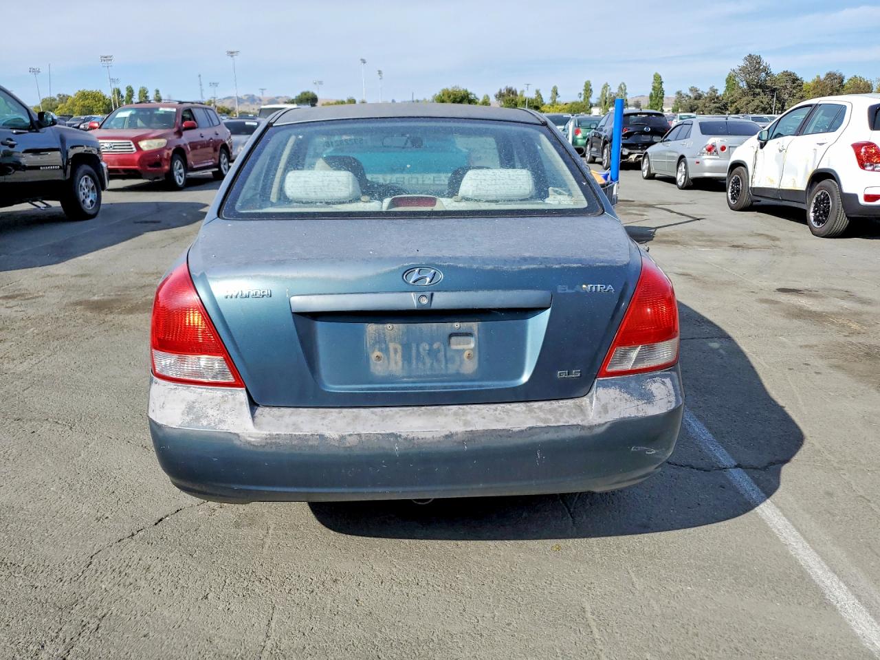 2003 Hyundai Elantra Gls Teal vin: KMHDN45DX3U567458