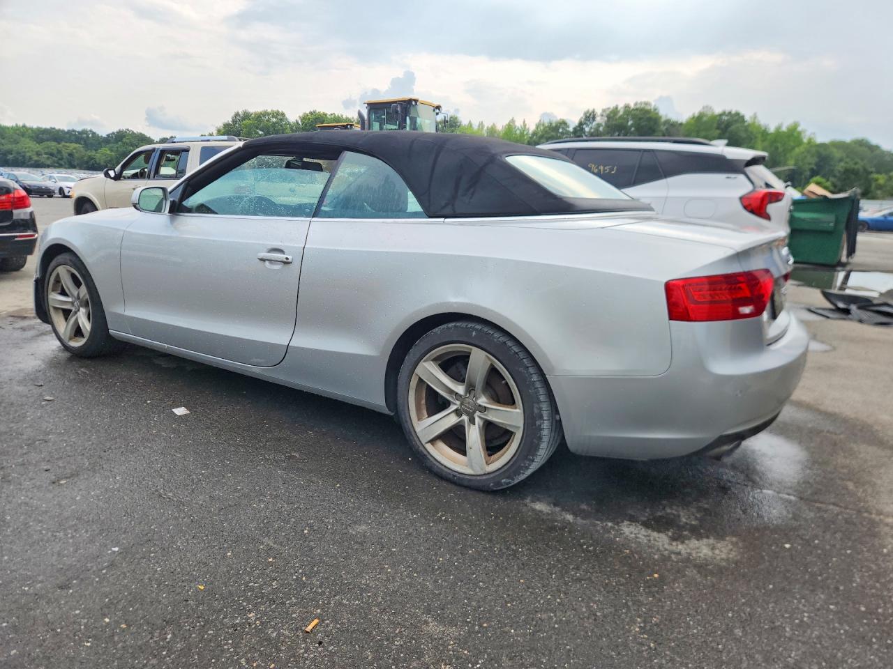 2014 Audi A5 Premium Plus Silver vin: WAULFAFH6EN013969