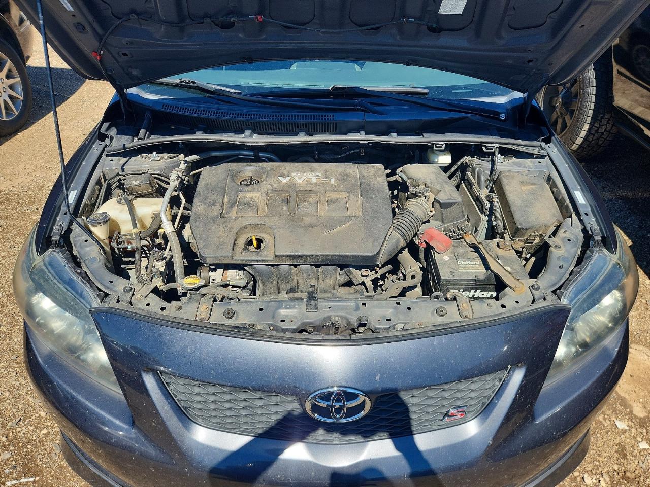 2009 Toyota Corolla S Серый vin: 1NXBU40E19Z080099