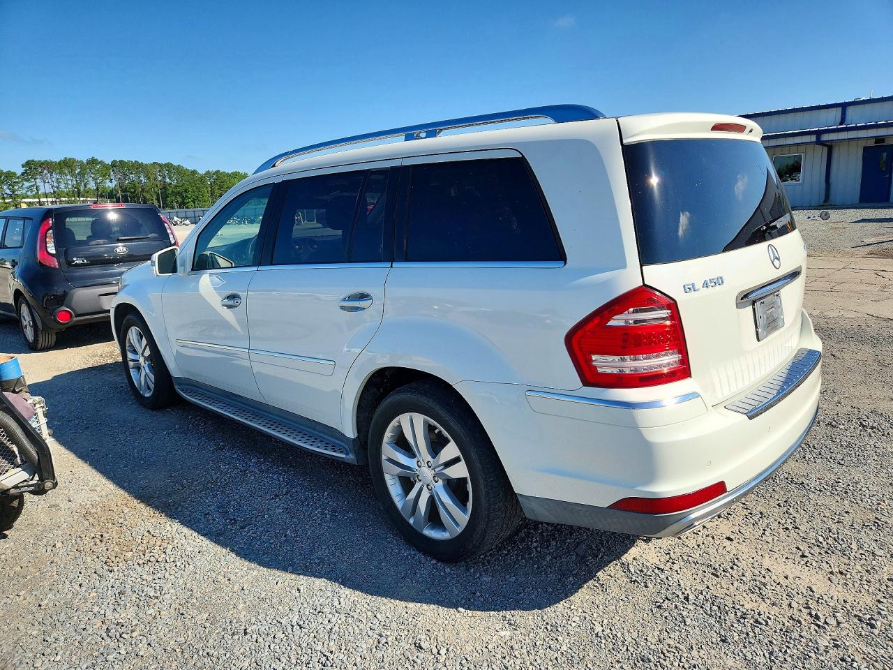 2011 Mercedes-benz Gl 450 4matic White vin: 4JGBF7BEXBA641156