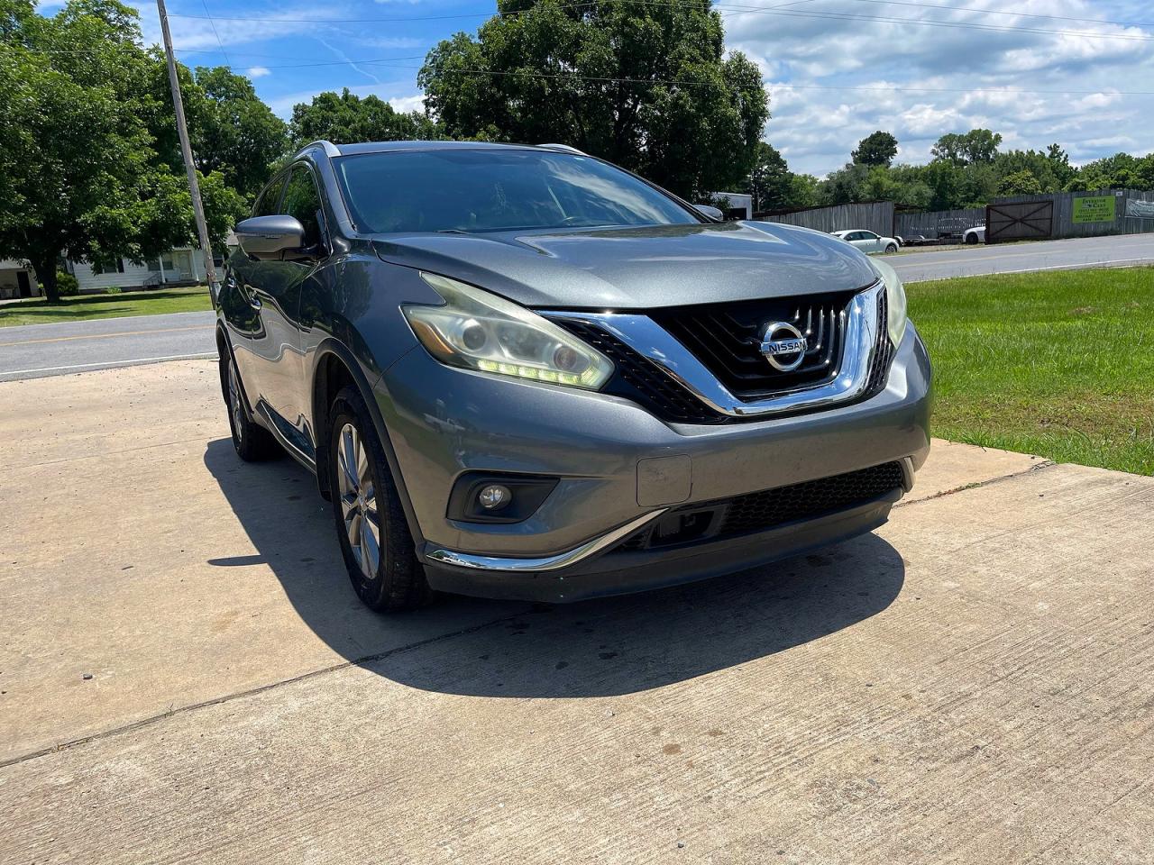 2015 Nissan Murano Sl Серебряный vin: 5N1AZ2MG3FN291288