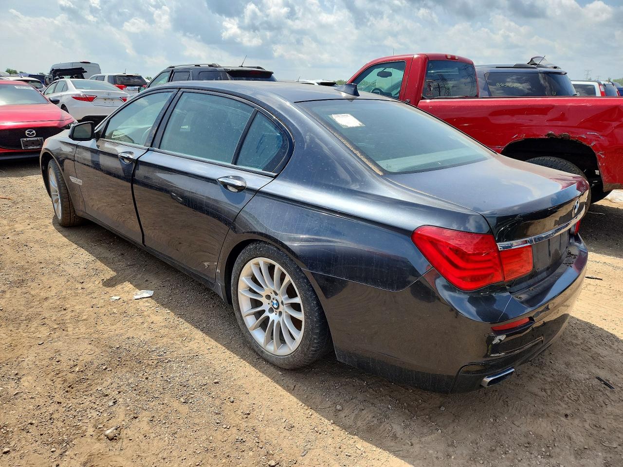2011 Bmw 750 Lxi Gray vin: WBAKC8C52BC432657