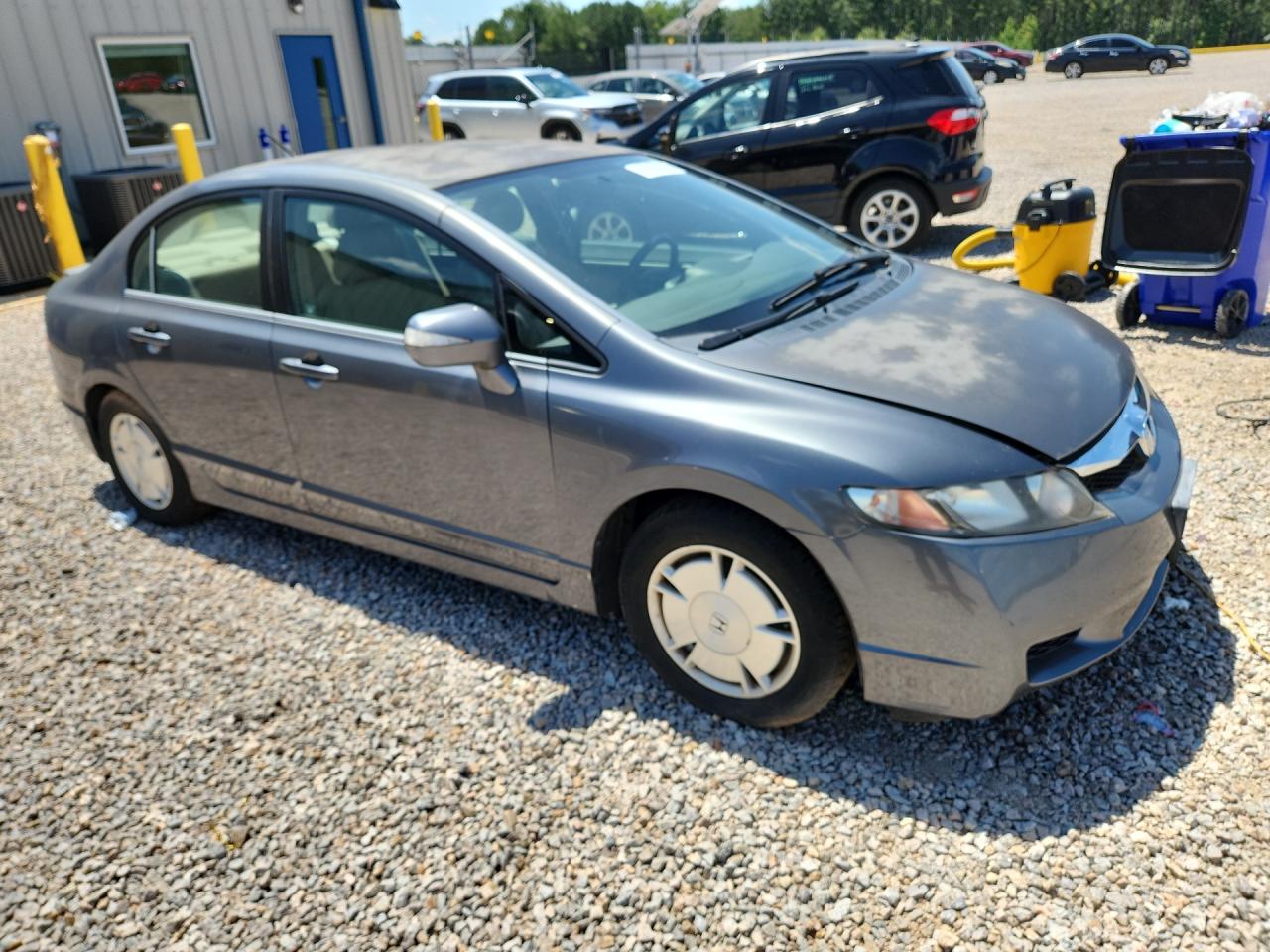 2010 Honda Civic Hybrid Gray vin: JHMFA3F25AS005510