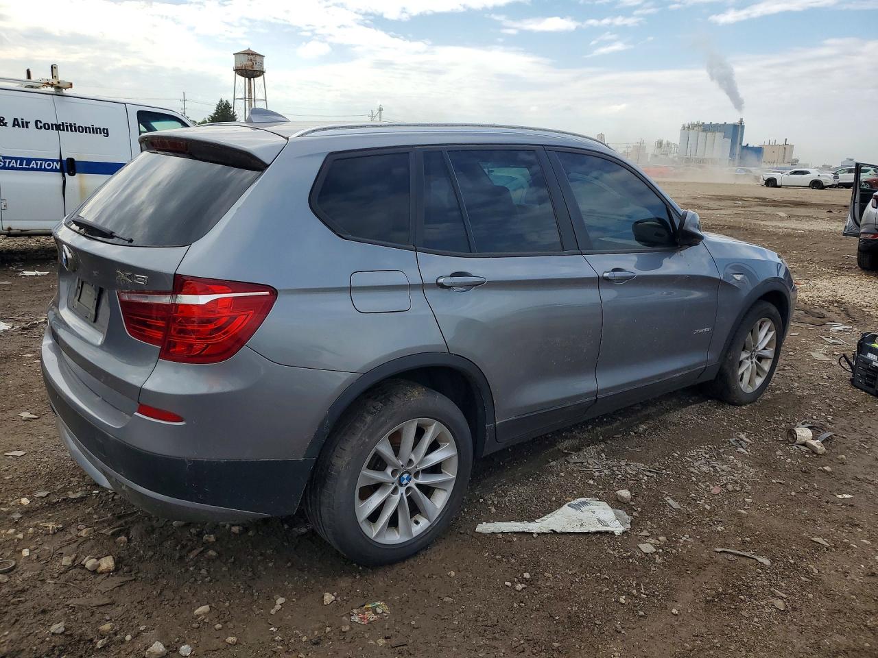 2013 Bmw X3 Xdrive28i Gray vin: 5UXWX9C57D0A21937