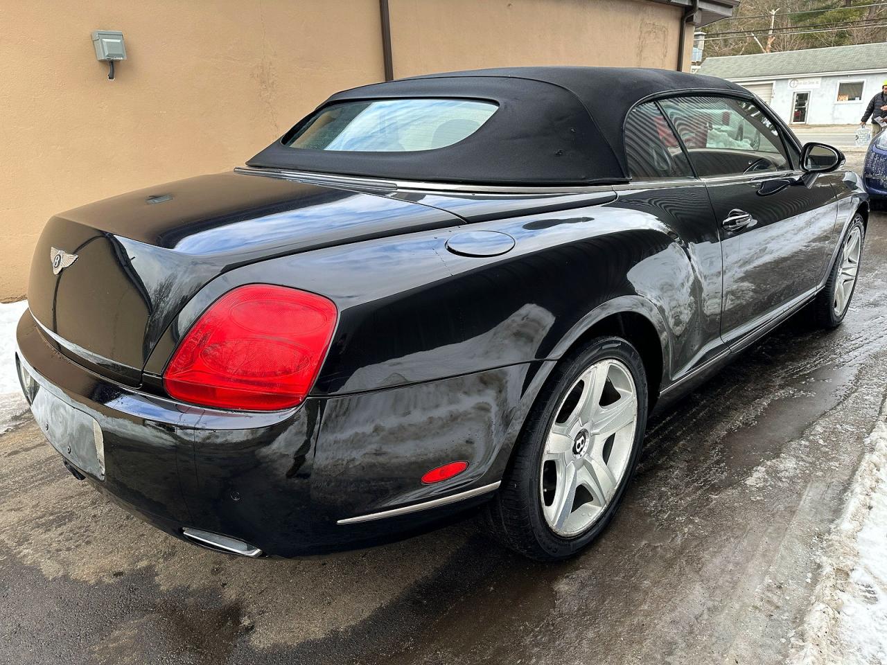 2007 Bentley Continental Gtc Black vin: SCBDR33W77C046266