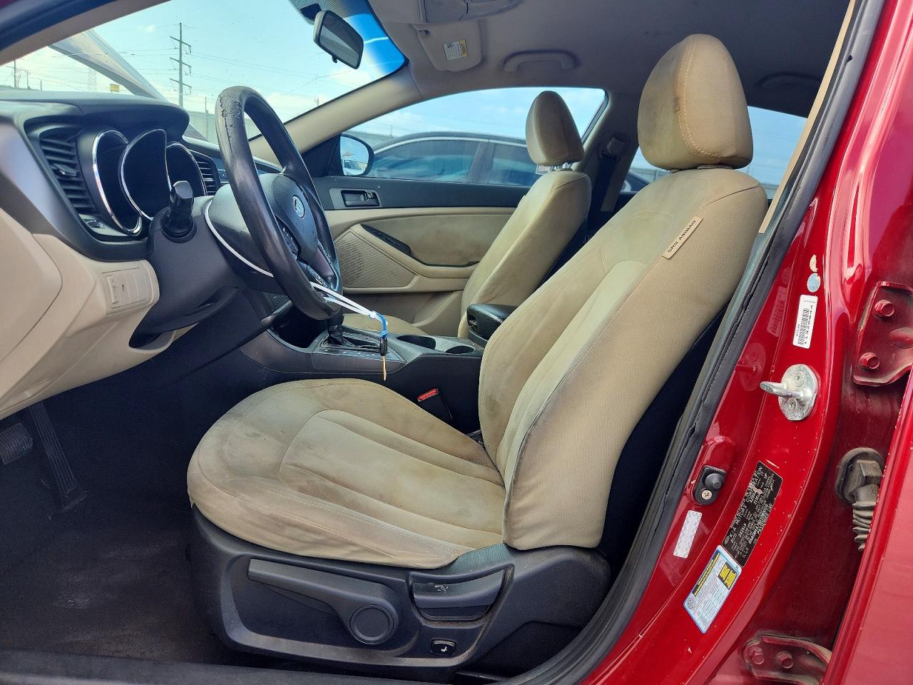 2011 Kia Optima Lx Красный vin: KNAGM4A78B5091009