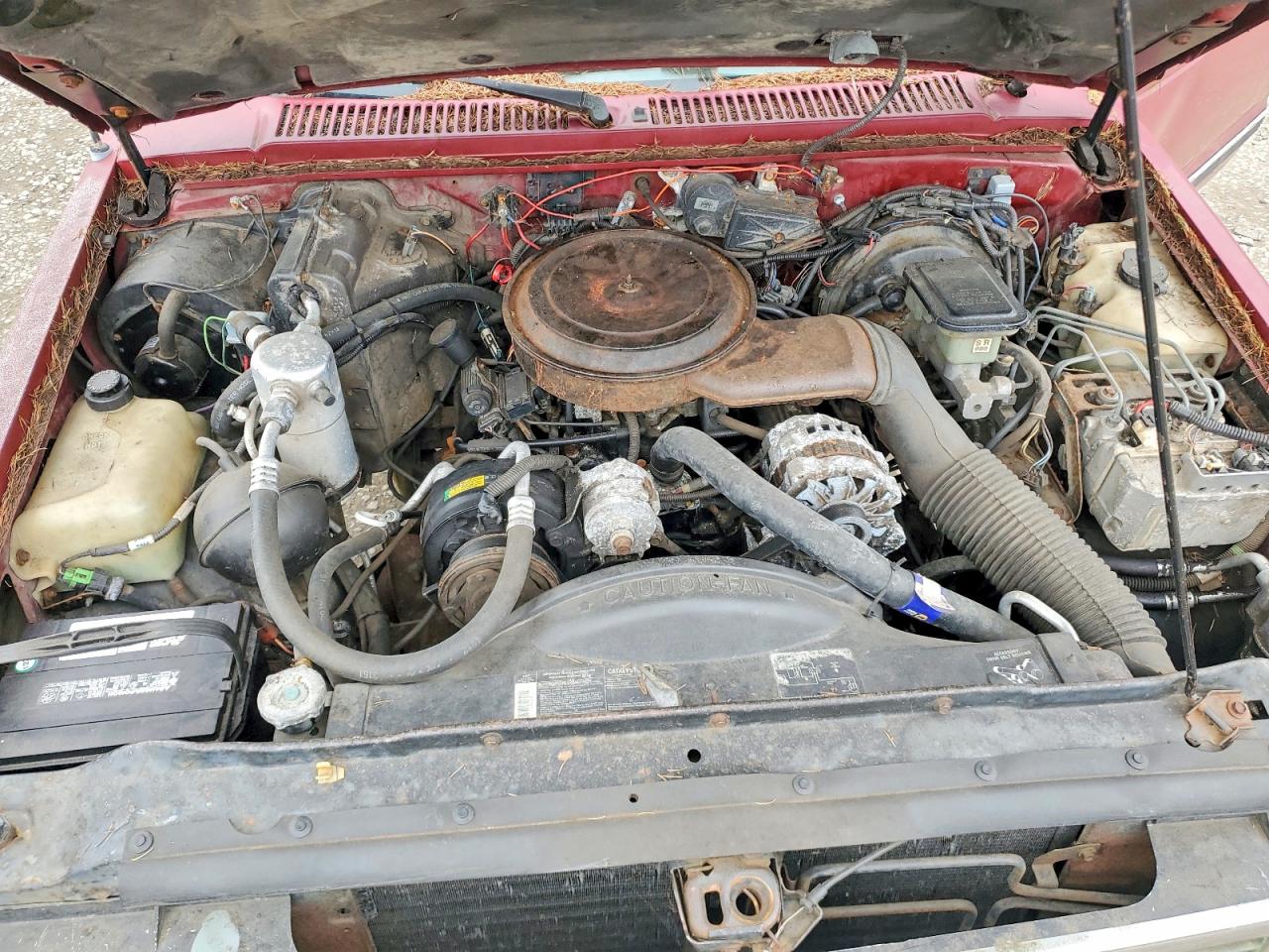 1992 Chevrolet Blazer S10 Burgundy vin: 1GNDT13Z5N2158880
