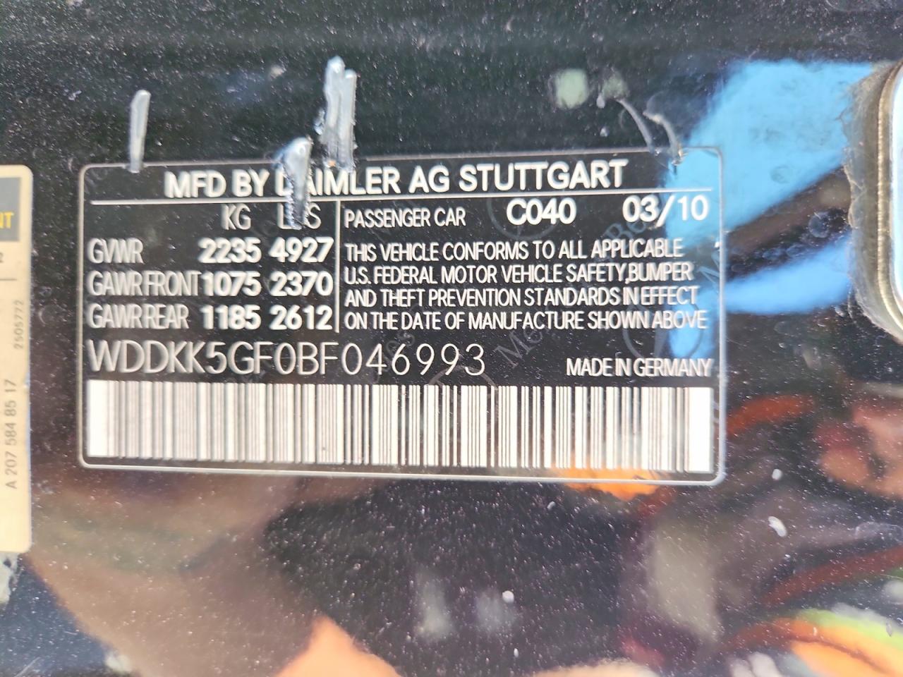 2011 Mercedes-benz E 350 Black vin: WDDKK5GF0BF046993