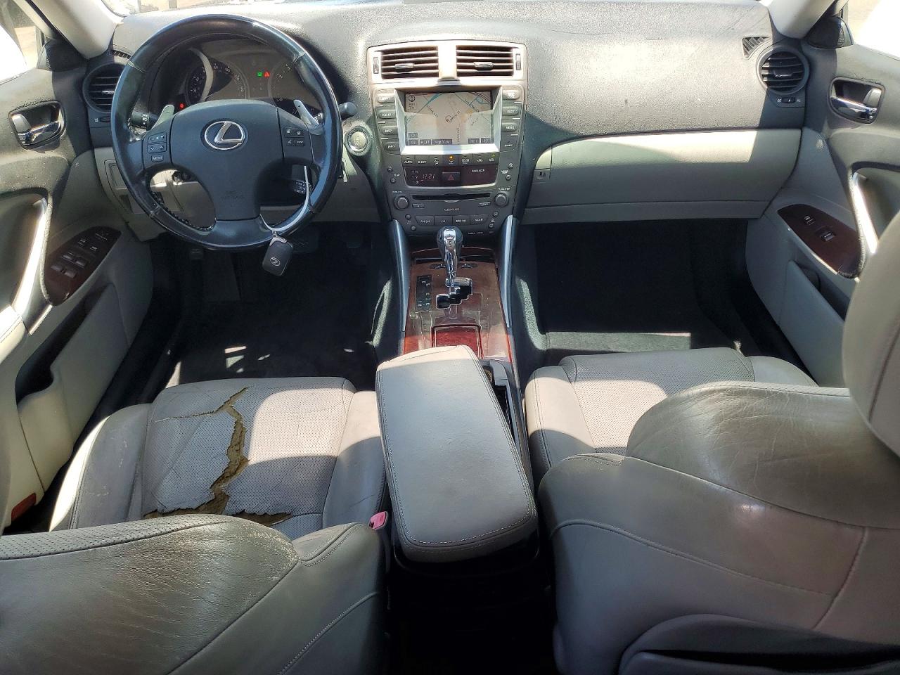 2007 Lexus Is 250 White vin: JTHBK262472032387