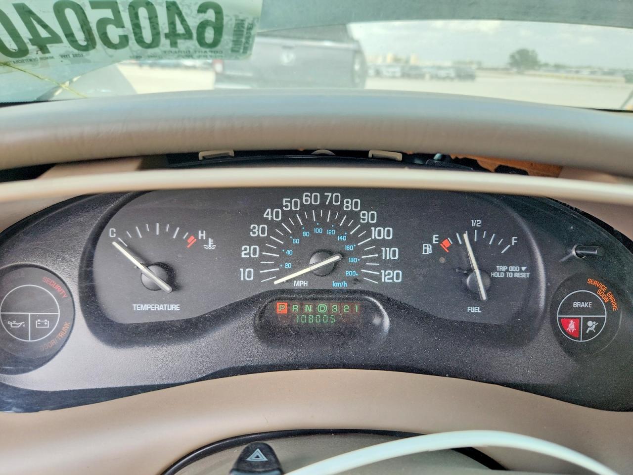 2003 Buick Century Custom Green vin: 2G4WS52J631225390