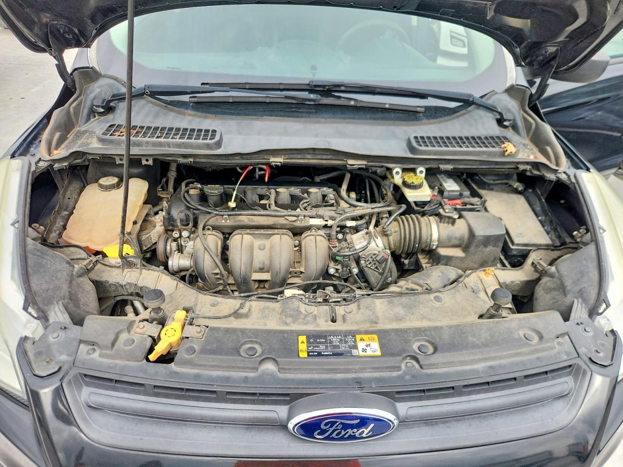 2013 Ford Escape S Black vin: 1FMCU0F78DUB37784