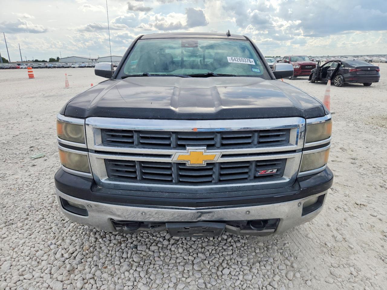 2014 Chevrolet Silverado K1500 Ltz Black vin: 3GCUKSEC2EG392279