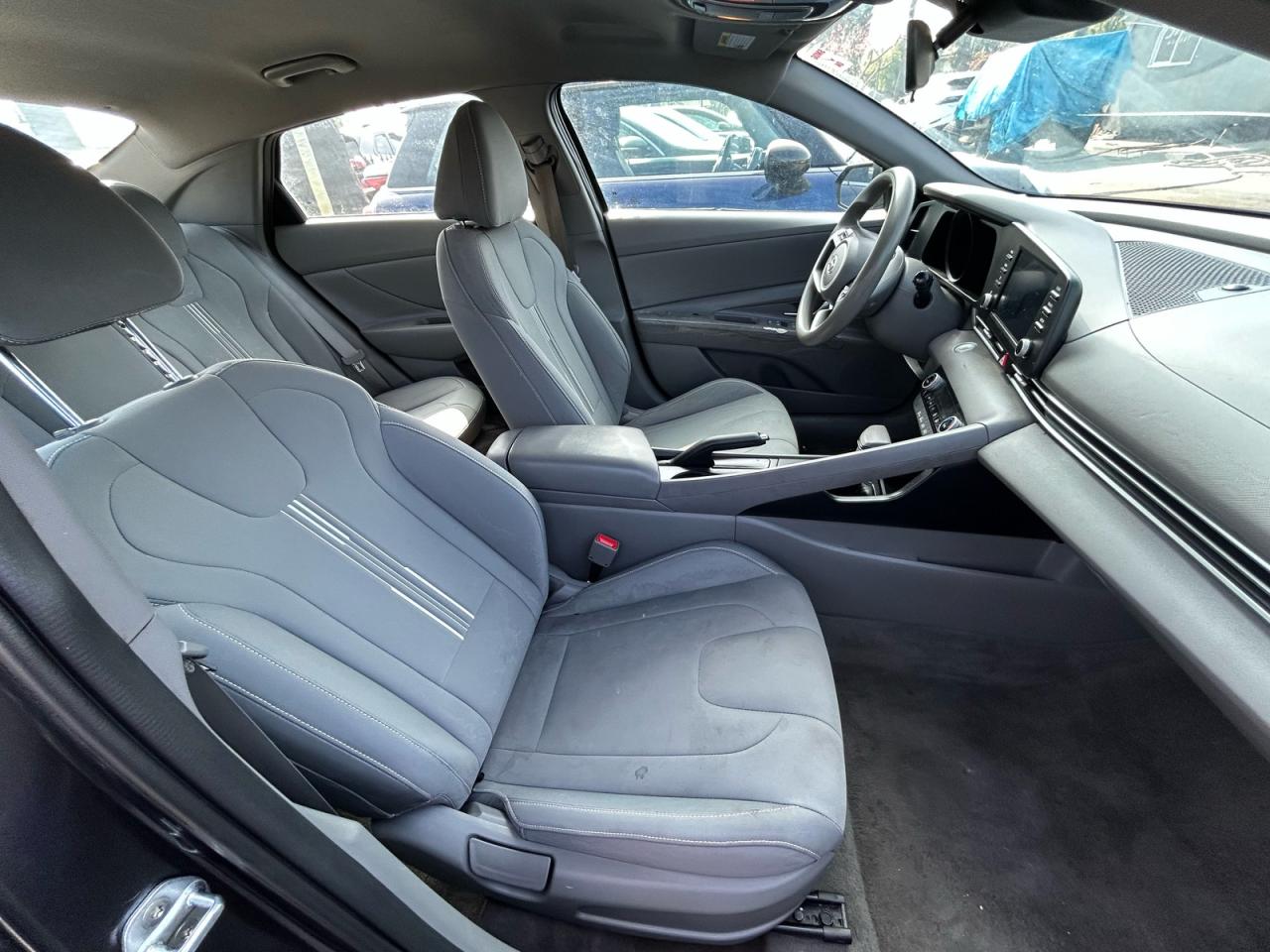 2021 Hyundai Elantra Sel Gray vin: 5NPLM4AG8MH013446