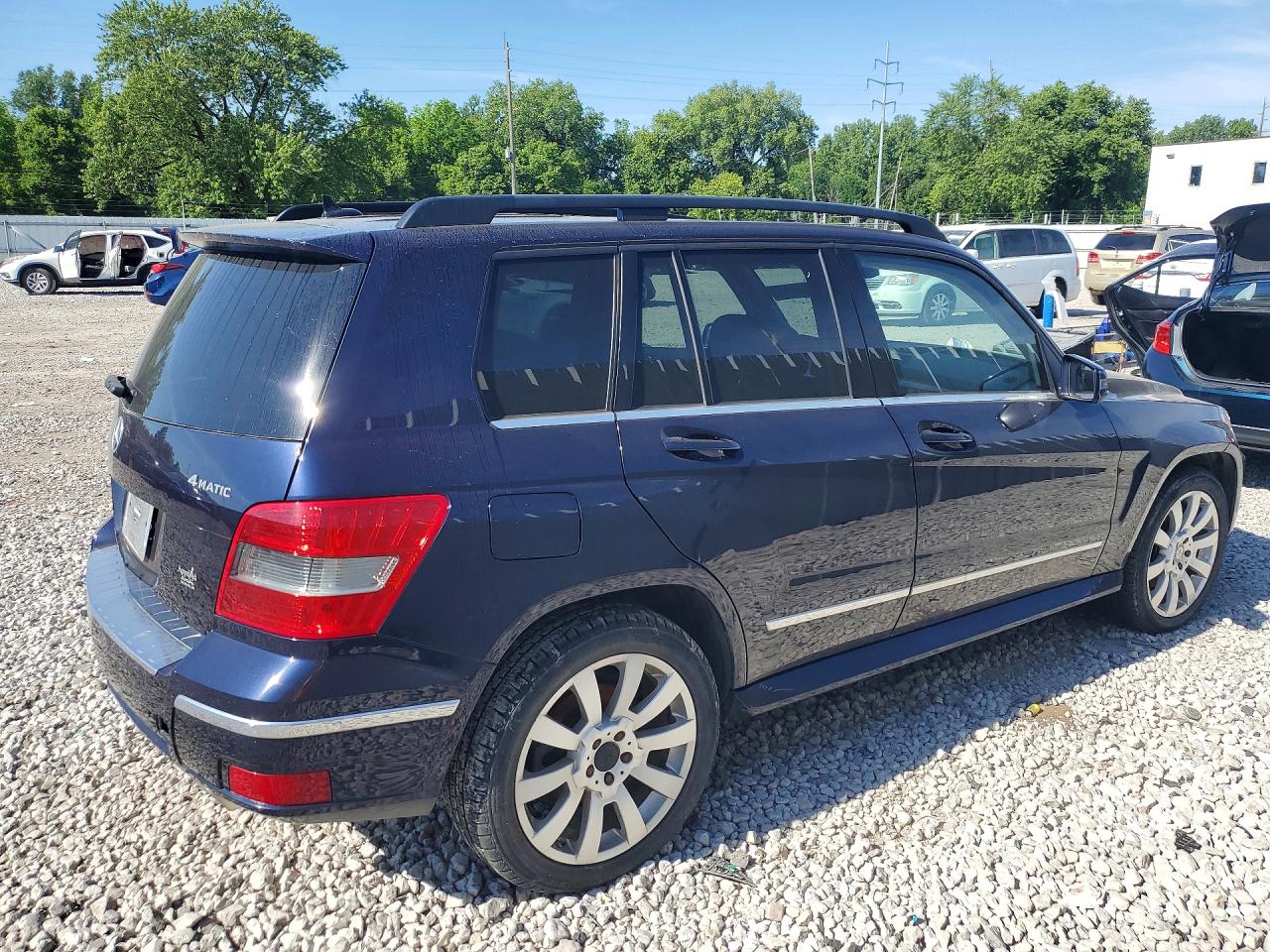2010 Mercedes-benz Glk 350 4matic Blue vin: WDCGG8HB1AF396141
