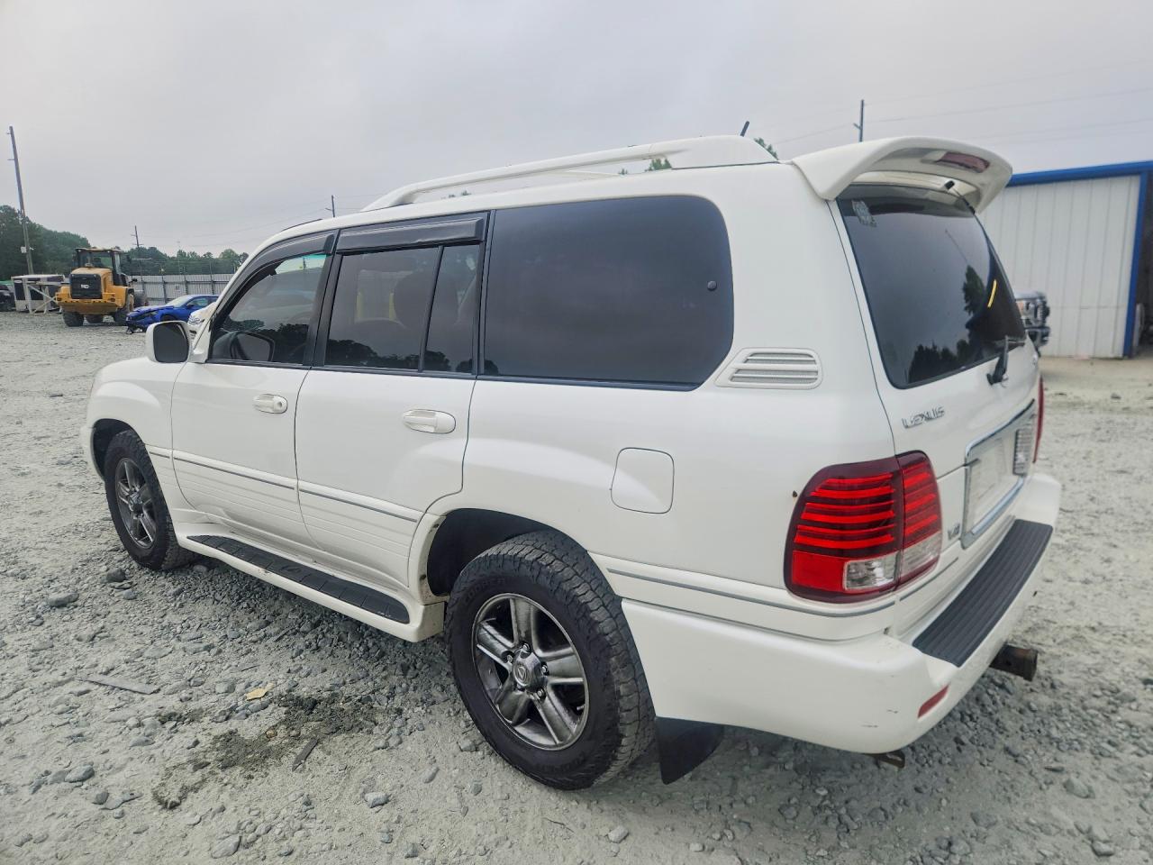 2007 Lexus Lx 470 White vin: JTJHT00W074020571