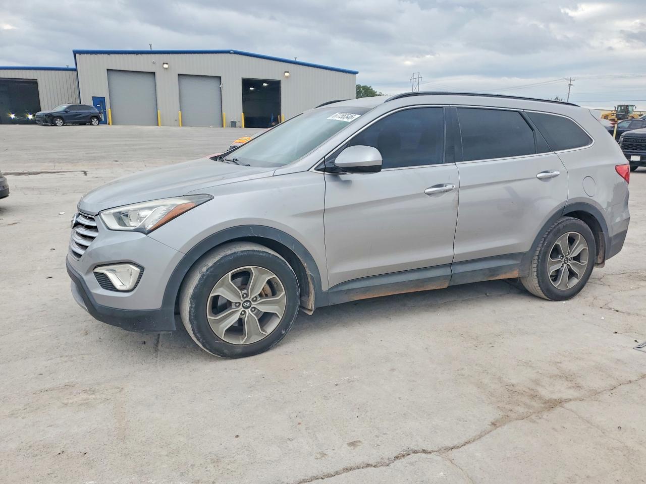 2014 Hyundai Santa Fe Gls Серебряный vin: KM8SM4HF1EU053556
