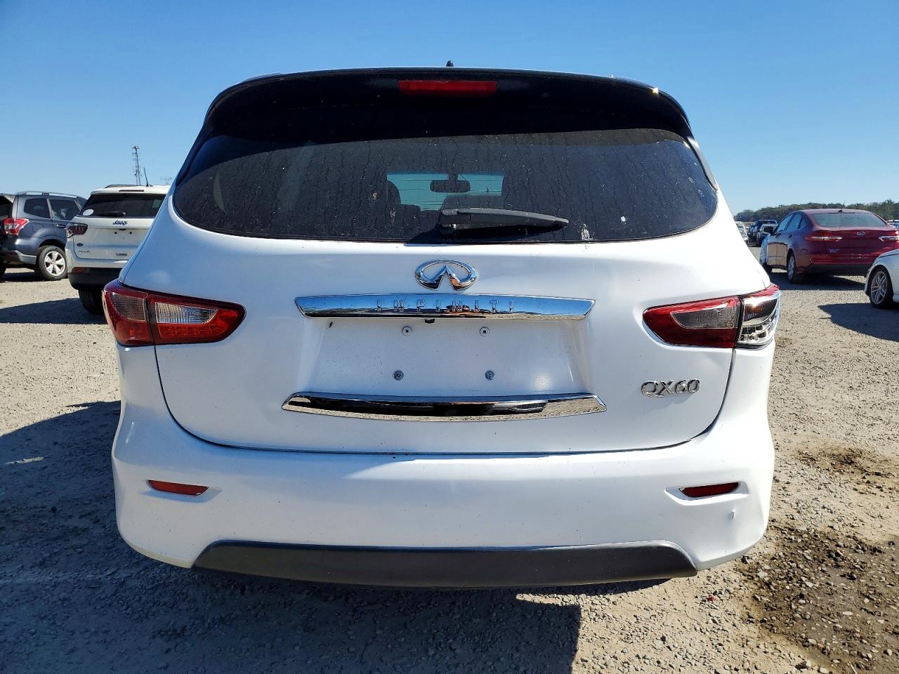 2014 Infiniti Qx60 White vin: 5N1AL0MN1EC506066