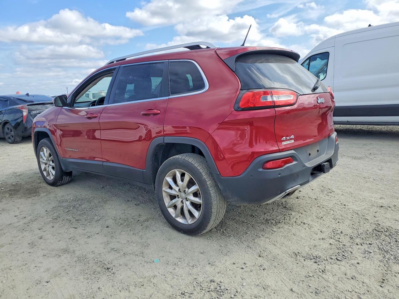 2015 Jeep Cherokee Limited Red vin: 1C4PJMDS1FW682777