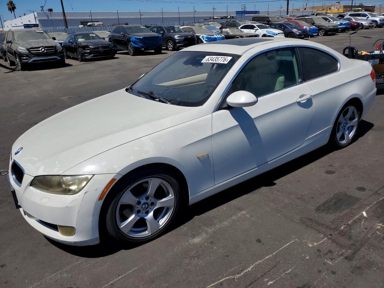 2008 Bmw 328 I Sulev White vin: WBAWV13528P120231