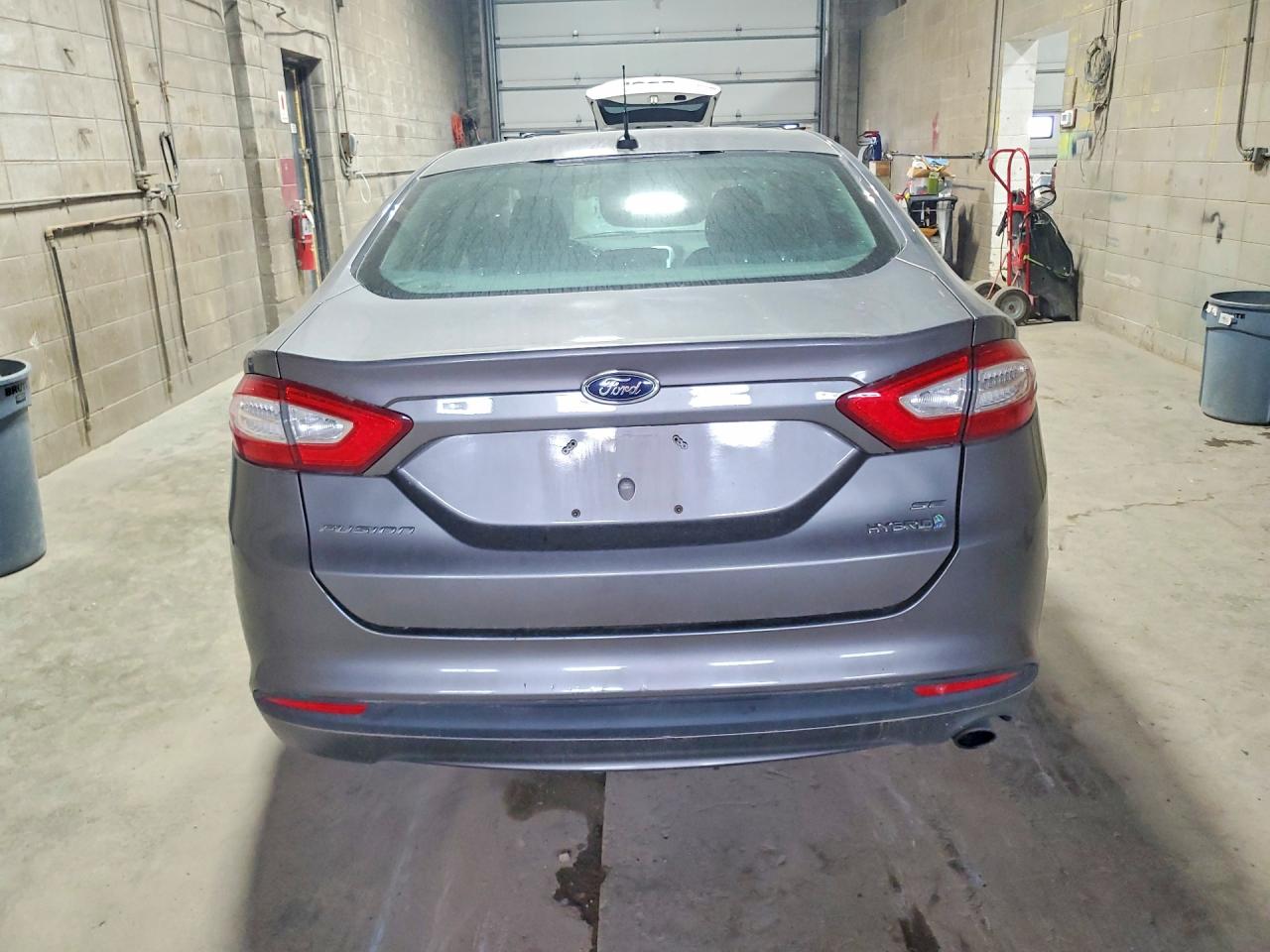 2013 Ford Fusion Se Hybrid Gray vin: 3FA6P0LU7DR298613