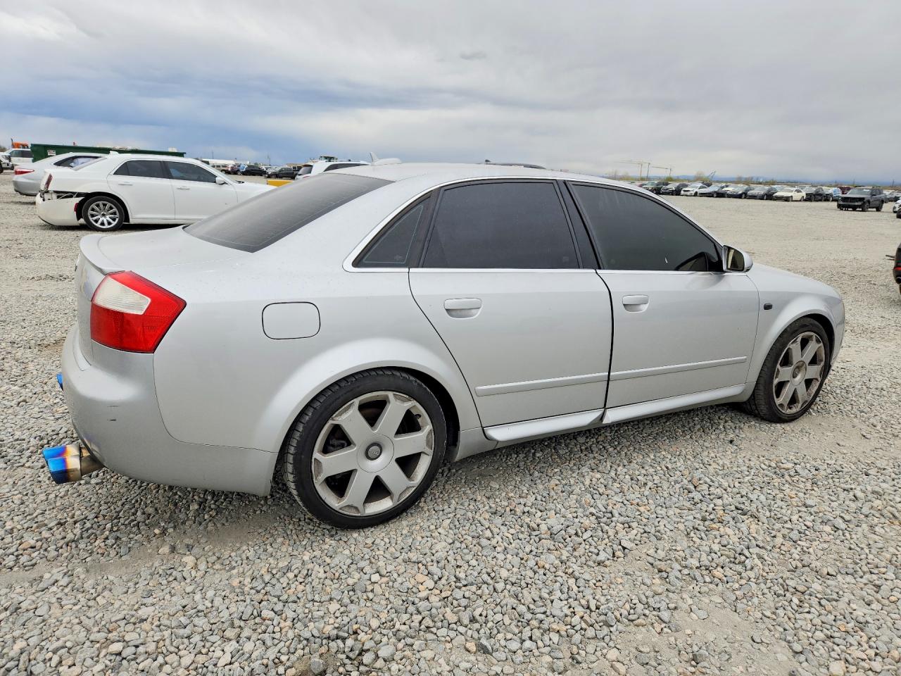 2005 Audi S4 Silver vin: WAUPL68E25A020371