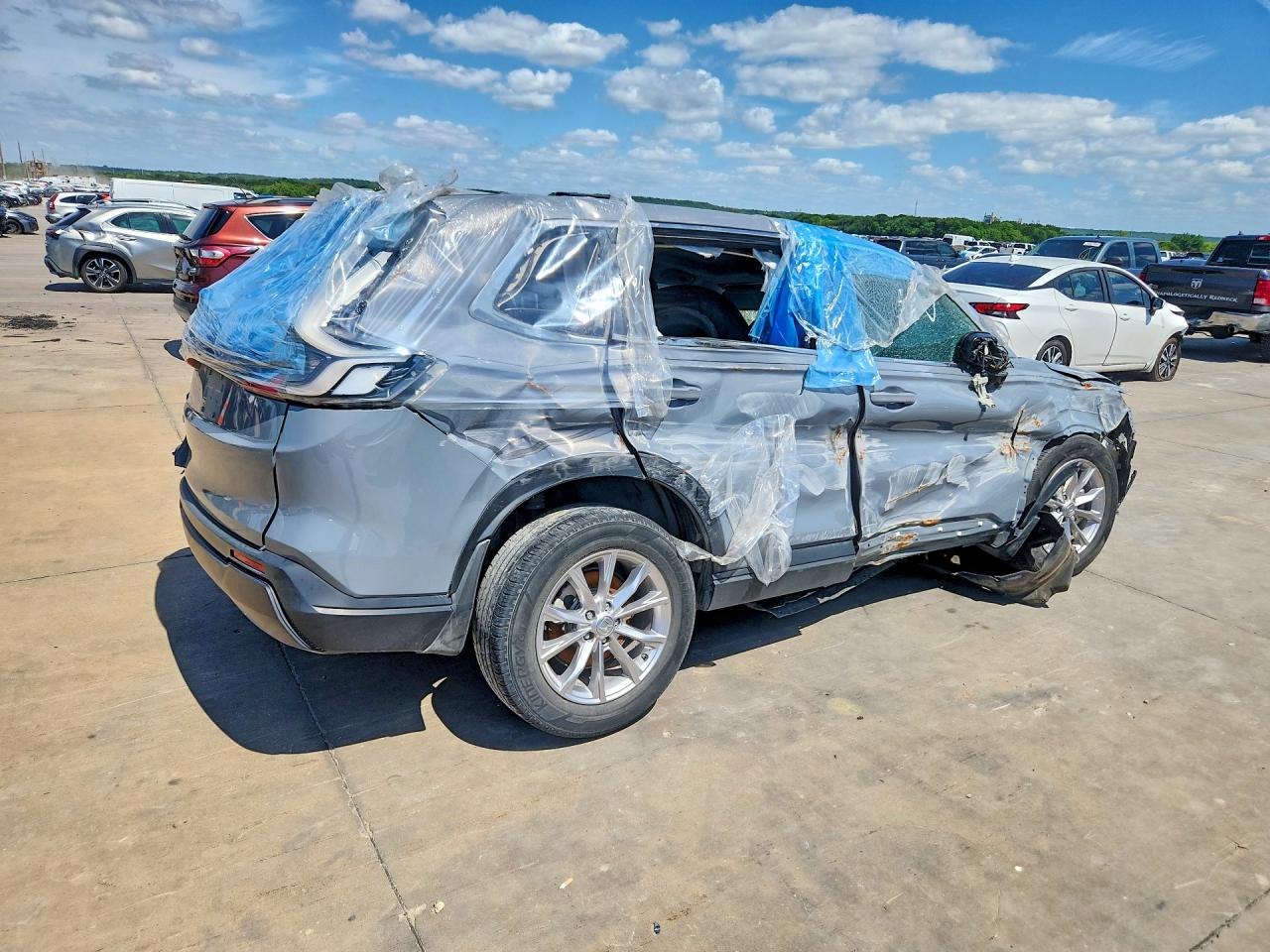 2025 Honda Cr-v Ex Серый vin: 2HKRS3H49SH300829